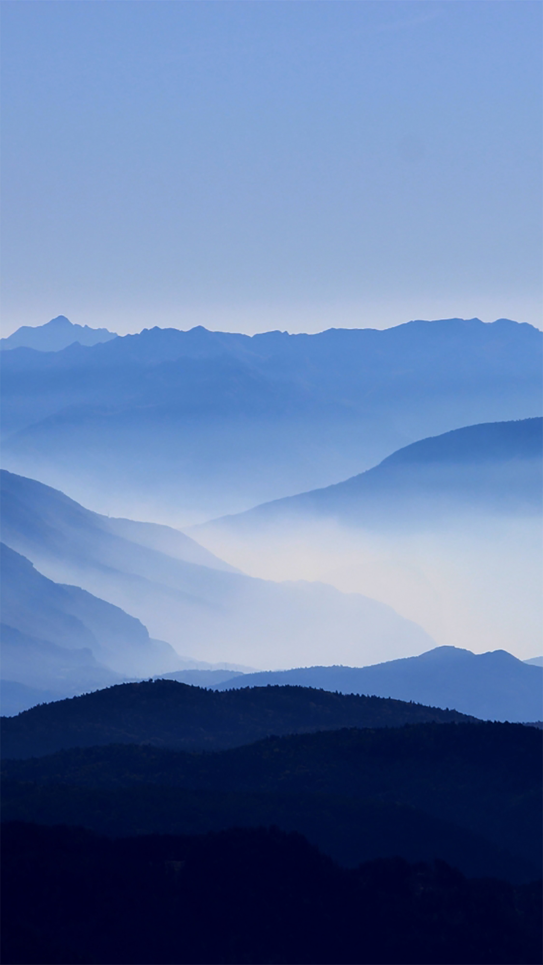 移动端背景H5竖排水墨风景